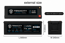 Load image into Gallery viewer, Tenacity Batteries, Voyager LF series 12.8v 600AH battery