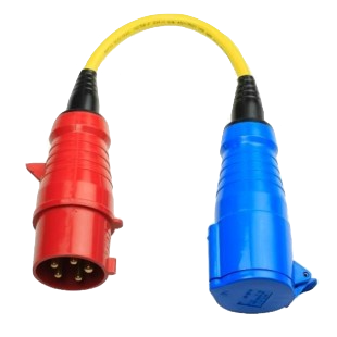 Adapter Cord 32A 3 phase to single phase