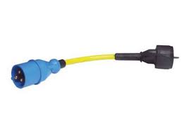 Adapter Cord 16A/250V CEE/Schuko